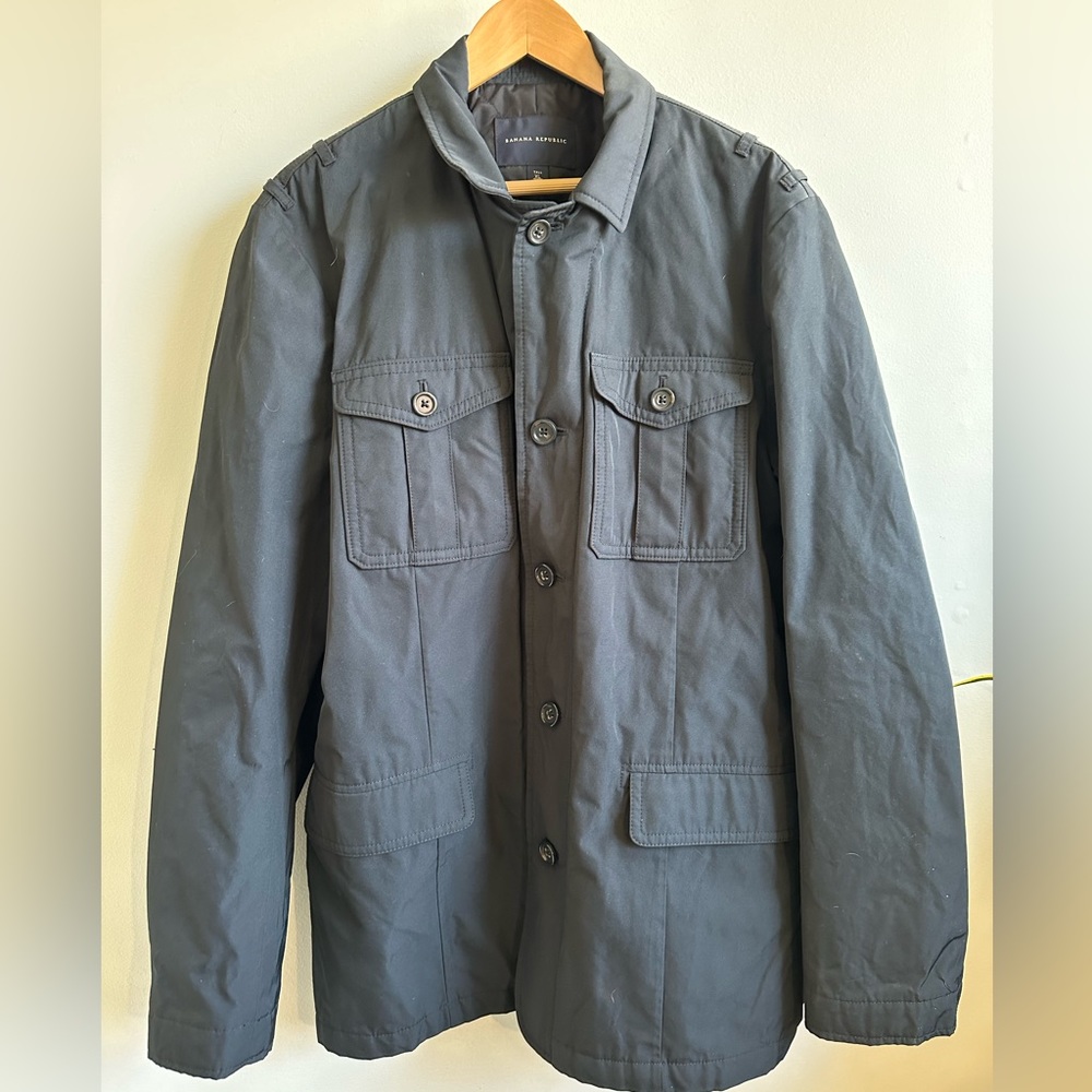 Banana Republic Classic Peacoat - Navy blue  Mens XL tall